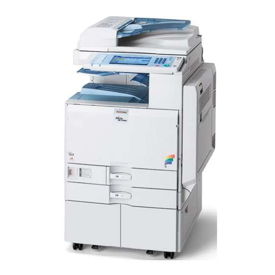 Ricoh MP C2500 Printer Manual