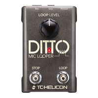 TC-Helicon Ditto Manual