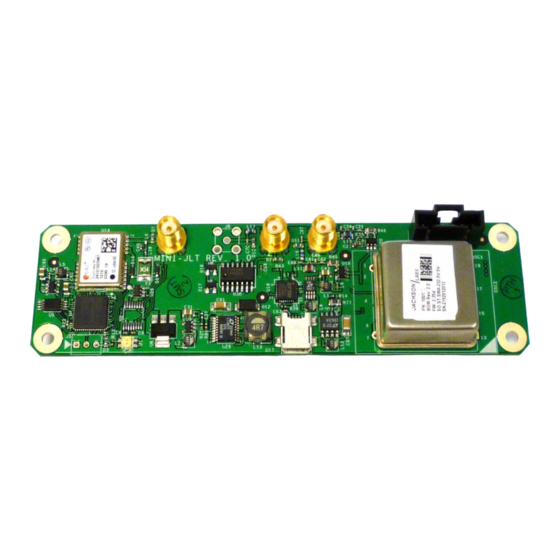 Jackson Labs Mini-JLT GNSS User Manual