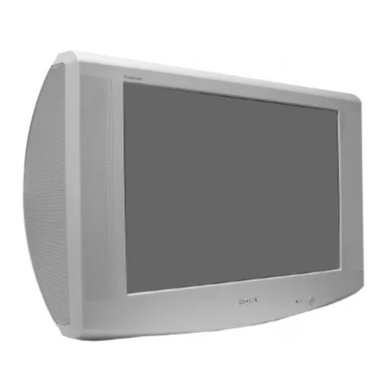 Sony FD TRINITRON KV-32LS35B Instruction Manual