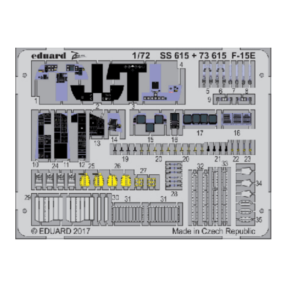 Eduard ZOOM SS 615 Manual