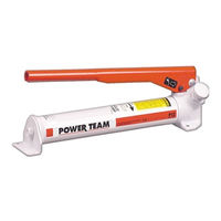 Power Team P30F SERIES Operating Instructions Manual