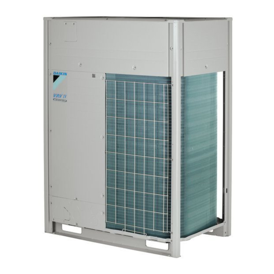 DAIKIN VRV IV RYYQ10T7Y1B SERIES INSTALLATION AND OPERATION MANUAL Pdf