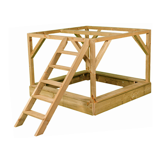 wendi toys Platform & Sandpit P2 Installation Instructions Manual