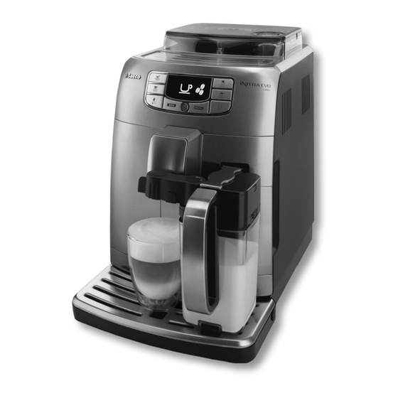 Philips Saeco INTELIA EVO HD8754 Instructions Manual