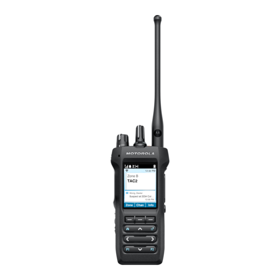 Motorola solutions APX N50 2 User Manual