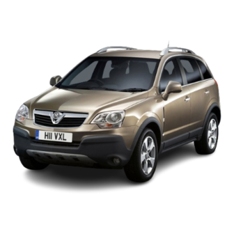 Vauxhall Antara Owner's Manual