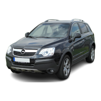 Vauxhall Antara Owner's Manual