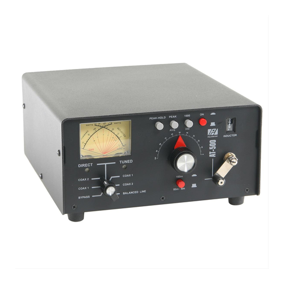 Palstar AT-500 Technical Manual