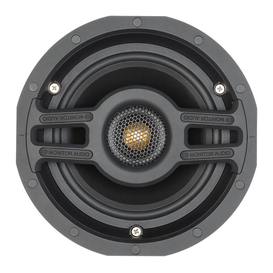 Monitor Audio Trimless Series Installation Manual