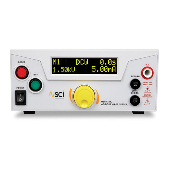 IKONIX SCI 290 Series Operation & Service Manual