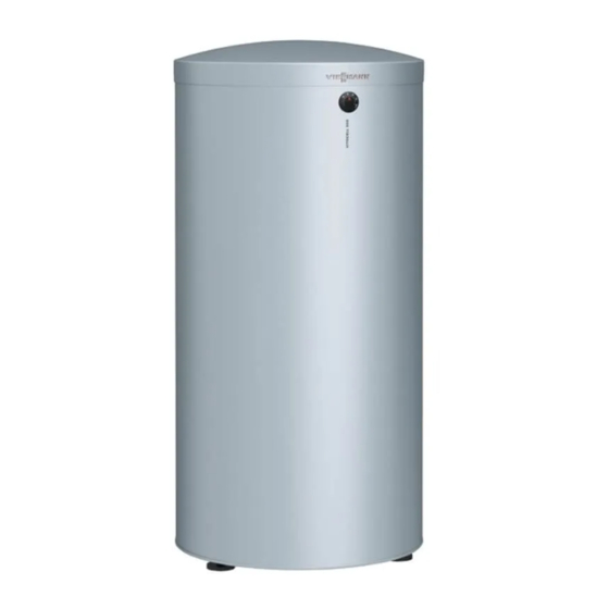 Viessmann Vitocell 300-B Service Instructions For Contractors