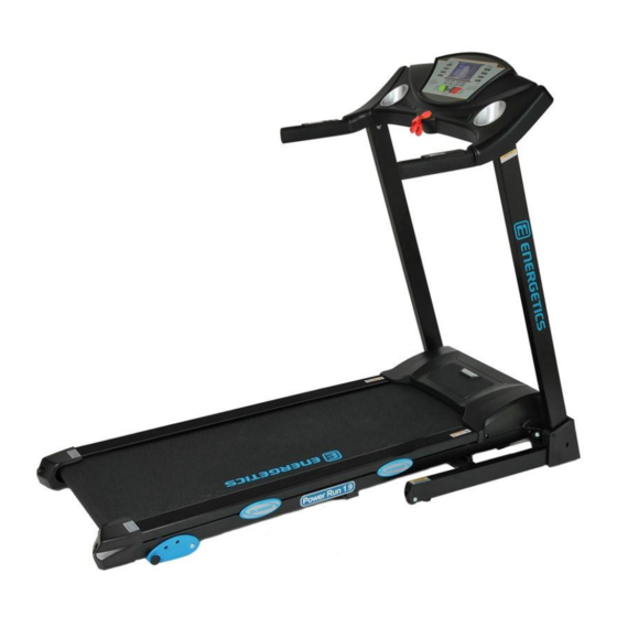 INTERSPORT ENERGETICS PR 1.9 Treadmill Manuals
