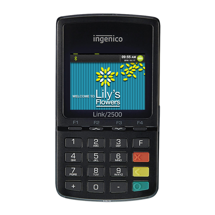 Ingenico Link/2500 Connecting Manual
