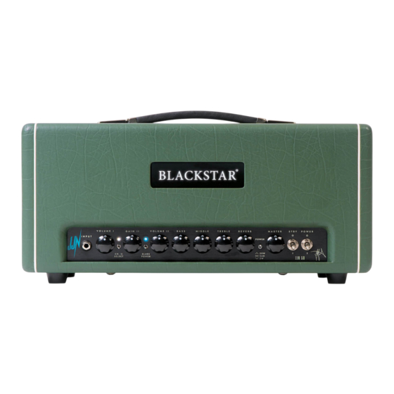 Blackstar JJN 50 Owner's Manual