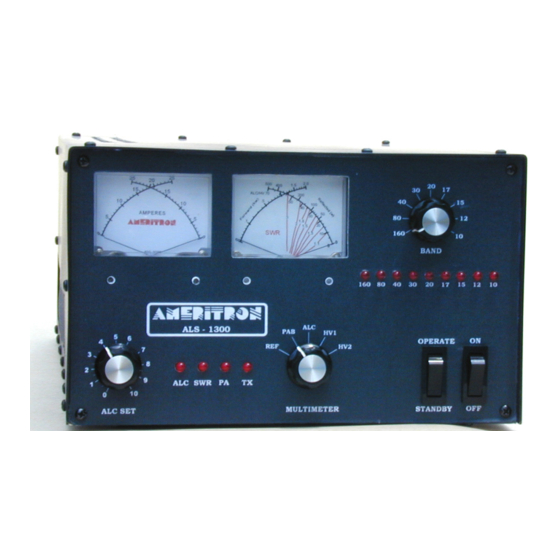 Ameritron ALS-1300 Manuals