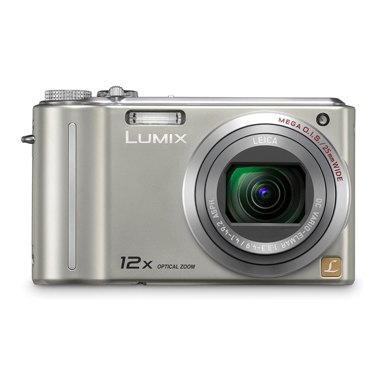 Panasonic DMC-ZS3 - Lumix 10MP Digital Camera Manuals