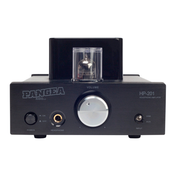 Pangea HP-201 User Manual