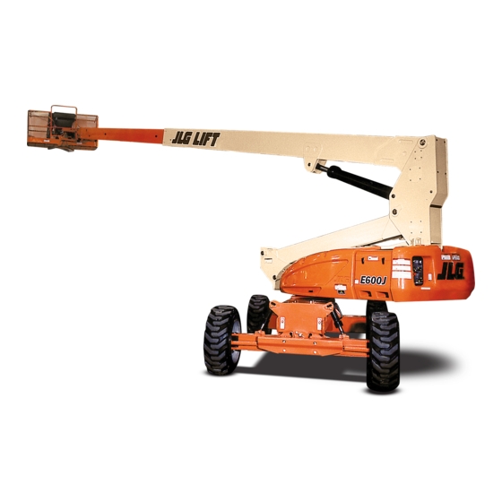 JLG E600 Service And Maintenance Manual