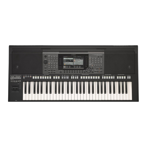 Yamaha PSR-A 3000 Manual