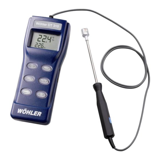 Wohler DT 310 Manual