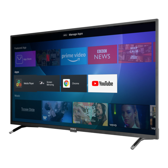 Vivax TV-49UHDS61T2S2SM Manuals