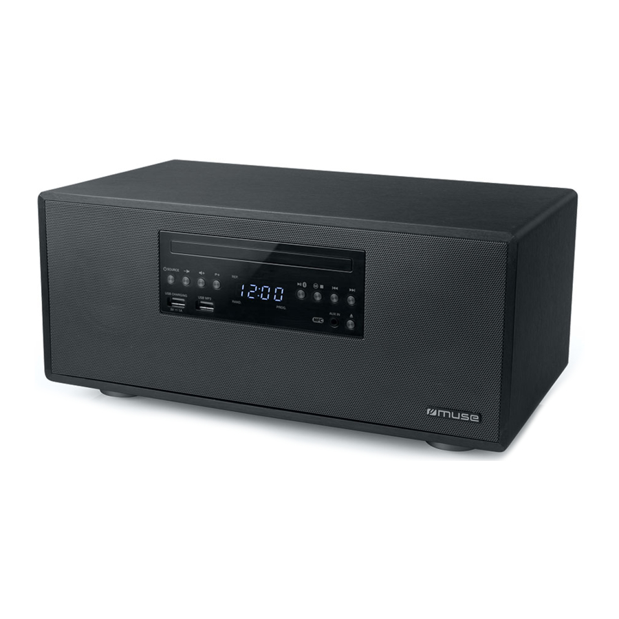 Muse M-692 BTC - Bluetooth Speaker With FM Radio Manual