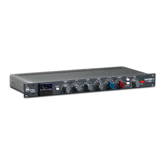 Heritage Audio SUCCESSOR User Manual