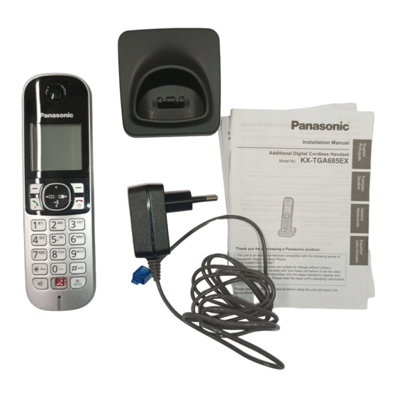 Panasonic KX-TGA685EX Manuals