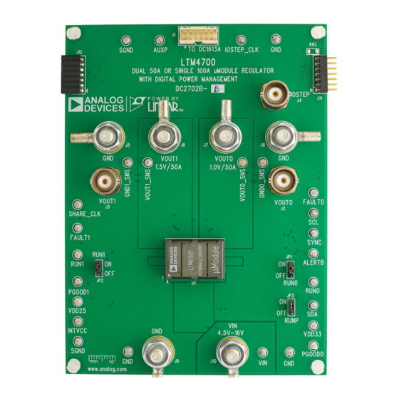 Analog Devices DC2702B-B Demo Manual