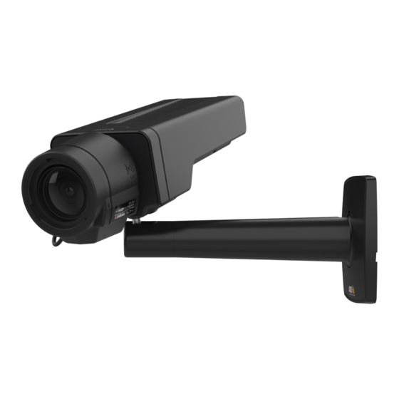 Axis Q1656 Series User Manual