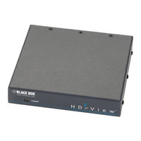 Black Box HDV-HDMI-TZ-A-K User Manual