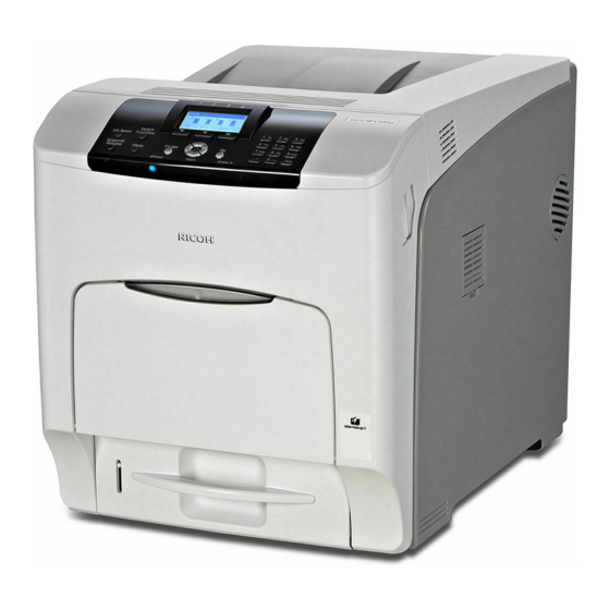 Ricoh SP C440dn Read This First Manual