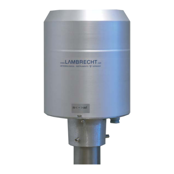Lambrecht meteo 15189 Operating Instructions Manual