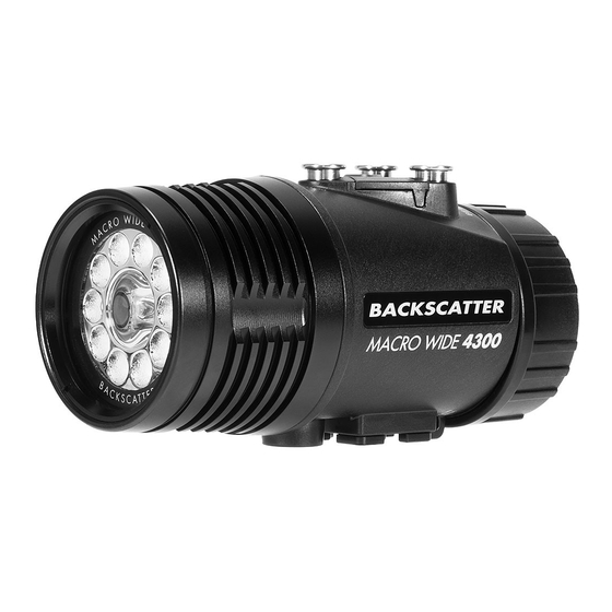 Backscatter MACRO WIDE 4300 Instruction Manual