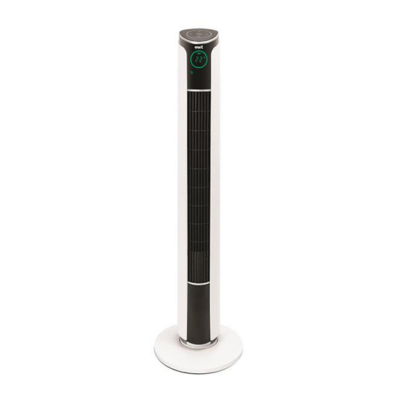 EWT ZEPHYR Tower Fan Electric Manuals