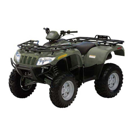 Arctic Cat ATV 2005 Operator's Manual