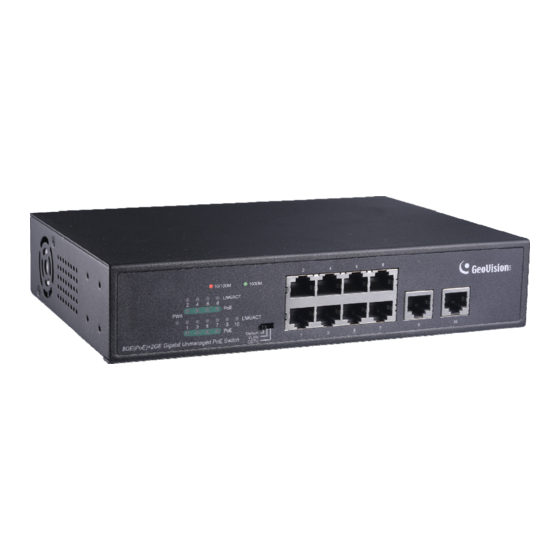 GeoVision GV-APOE0810 Installation Manual