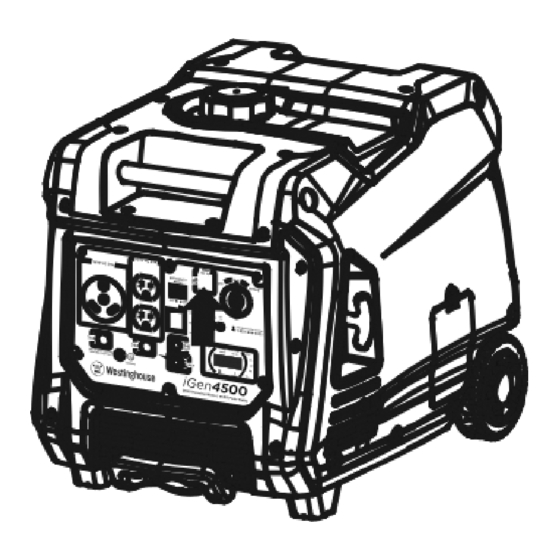 Westinghouse iGen4500DFcv Quick Start Manual