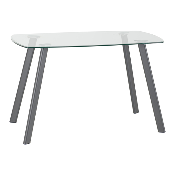 Seconique ABBEY DINING TABLE Assembly Instructions Manual