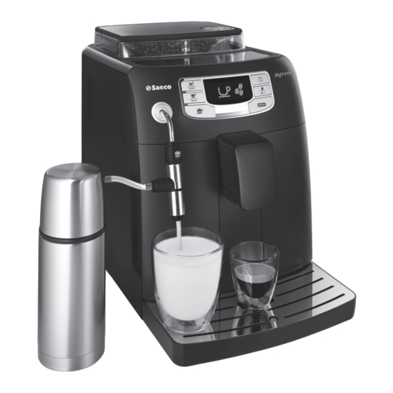 Saeco INTELIA HD8756 User Manual