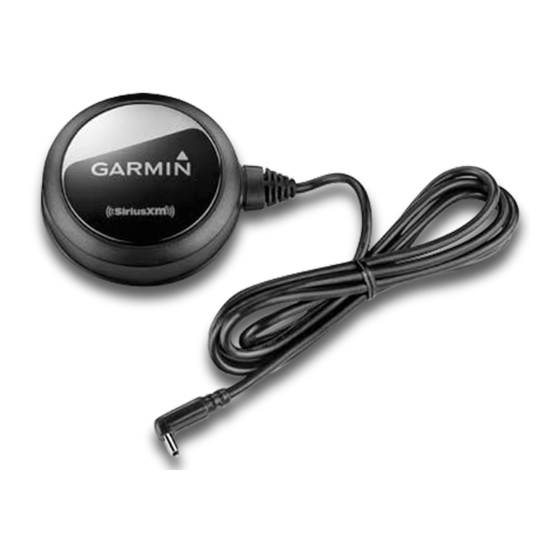 Garmin GXM 42 SiriusXM Owner's Manual