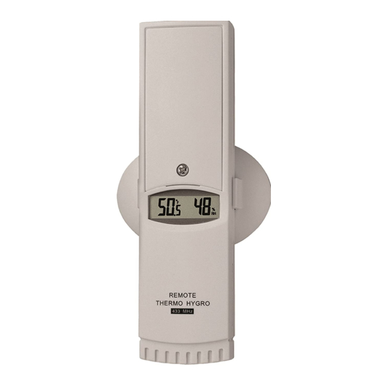 La Crosse Technology Outdoor Temperature/Humidity Sensor TX7U Product Manual