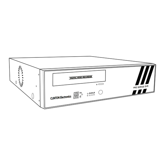 Clinton Electronics PRO SERIES Quick Manual