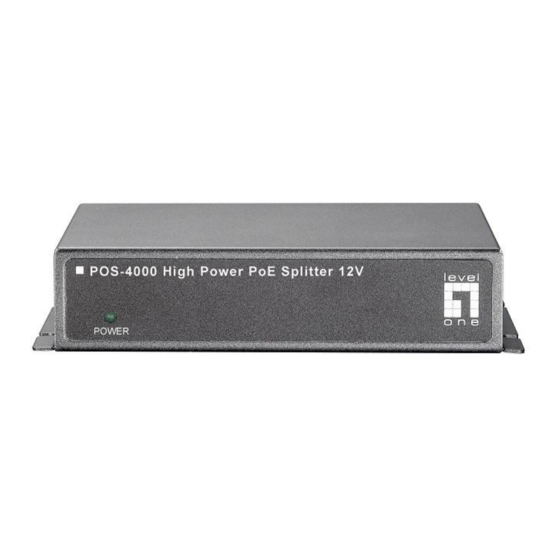LevelOne POS-4000 User Manual