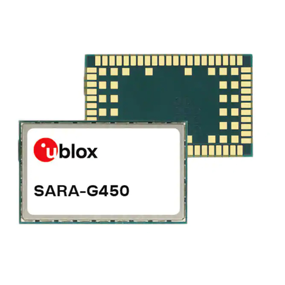 Ublox SARA-G450 Series Manuals