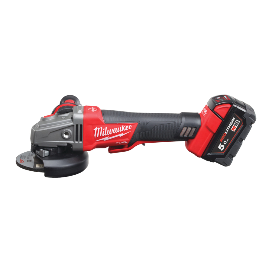 Milwaukee M18 CAG115XPDB Original Instructions Manual