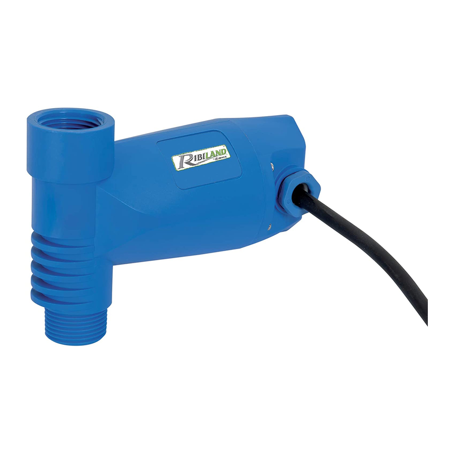 Ribimex Ribiland PRPCTRL11 User And Maintenance Manual