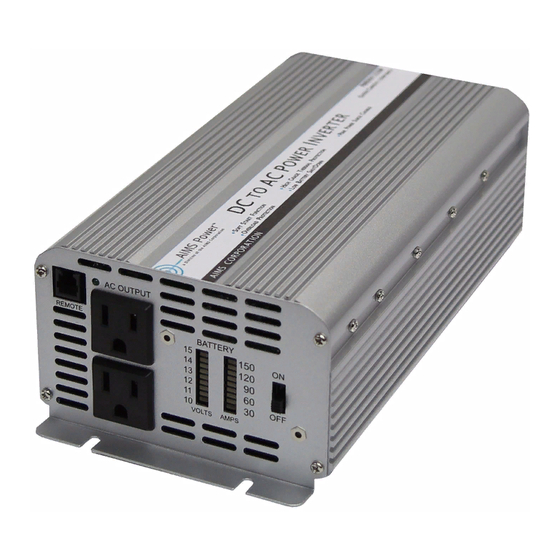 AIMS Power PWRNV1250W Instruction Manual