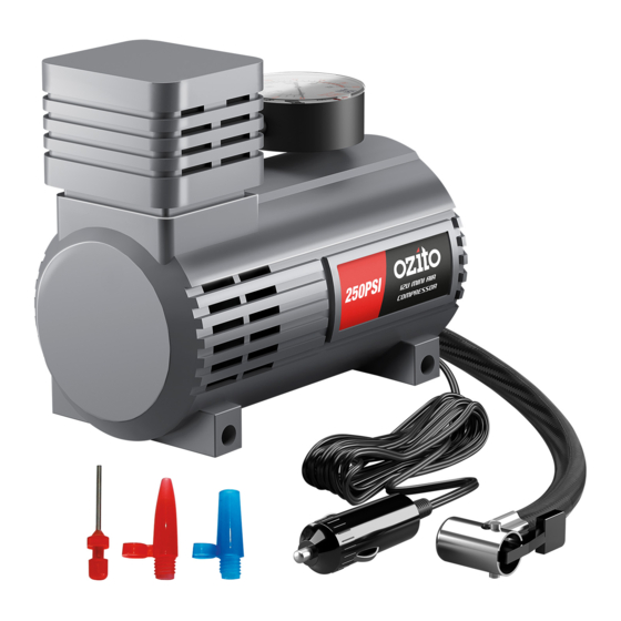 Ozito 250PSI Instruction Manual